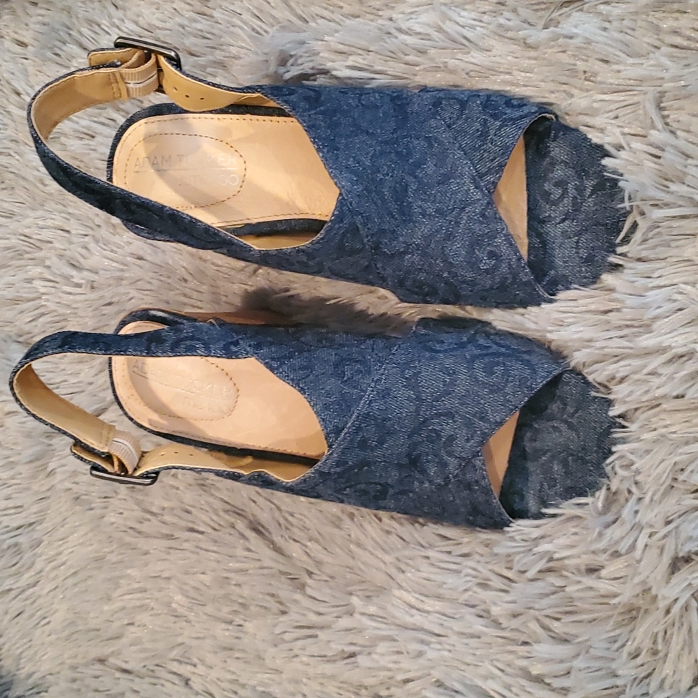 Adam Tucker by Me Too Marni Denim Sandals